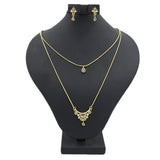 Women's American Diamond Jewelry Set - Golden, Women, Jewellery Set, Chase Value, Chase Value