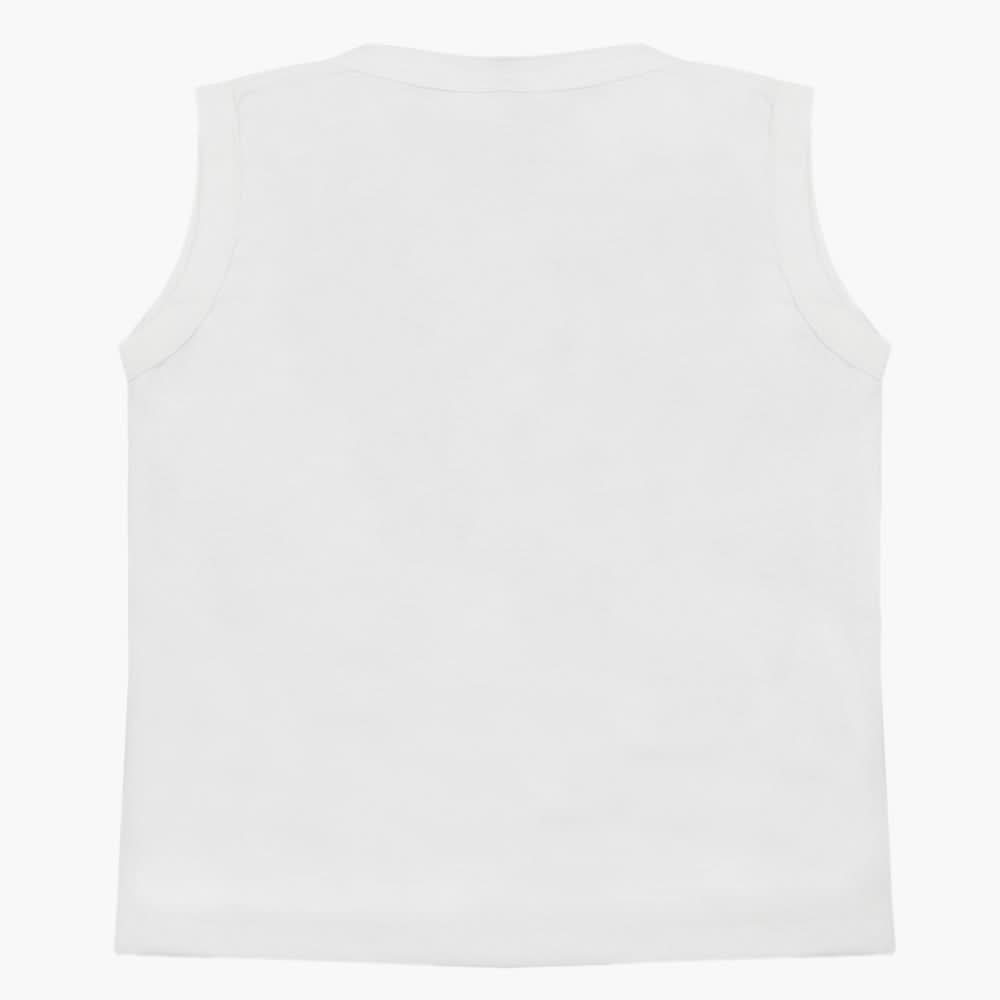 Boys Sando T-Shirt - White, Boys T-Shirts, Chase Value, Chase Value