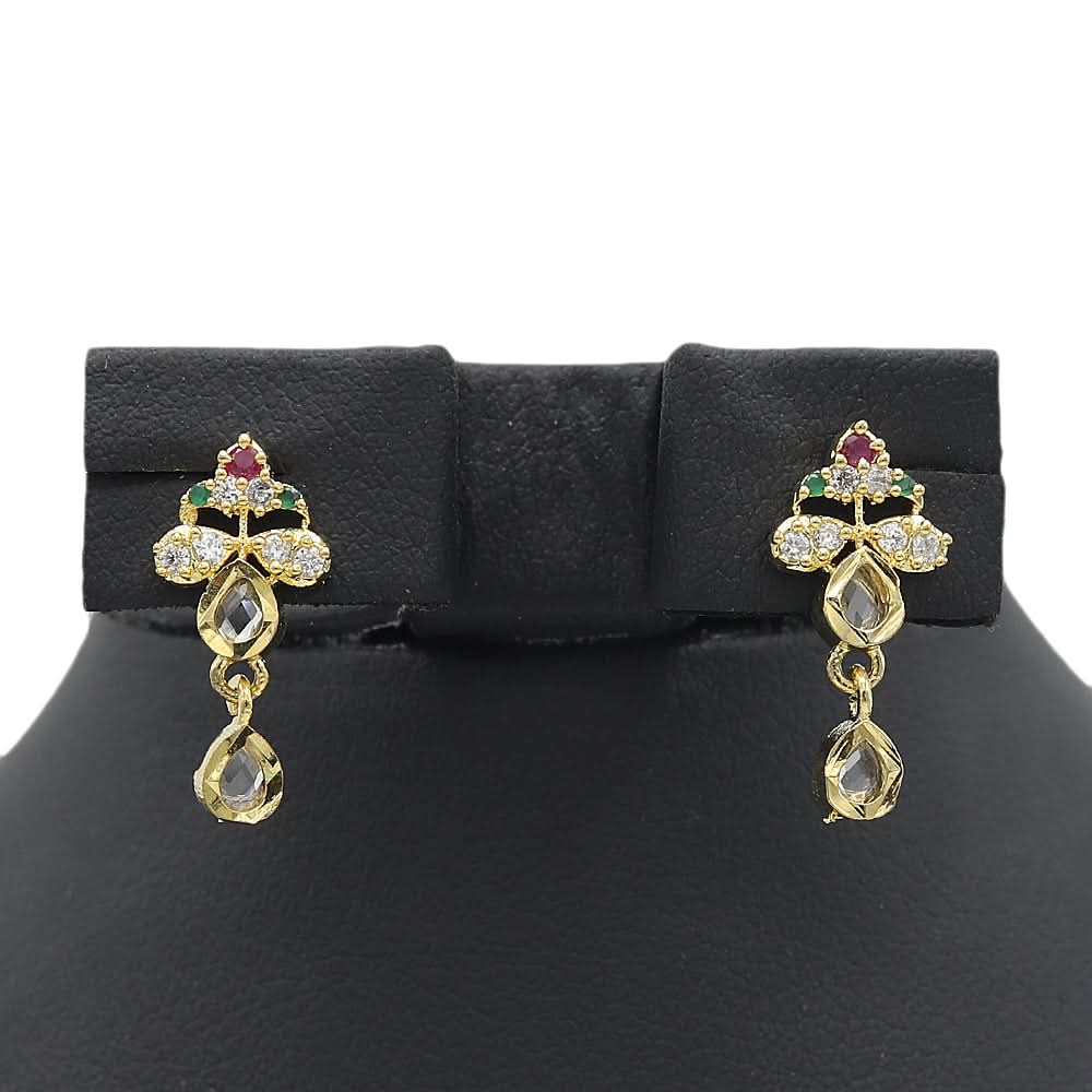 Women's American Diamond Jewelry Set - Golden, Women, Jewellery Set, Chase Value, Chase Value