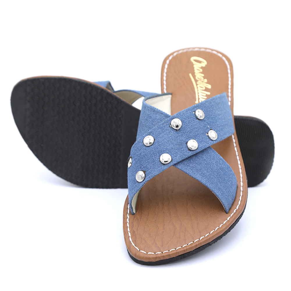 Girls Slipper - Light Blue, Kids, Girls Slippers, Chase Value, Chase Value