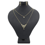 Women's American Diamond Jewelry Set - Golden, Women, Jewellery Set, Chase Value, Chase Value