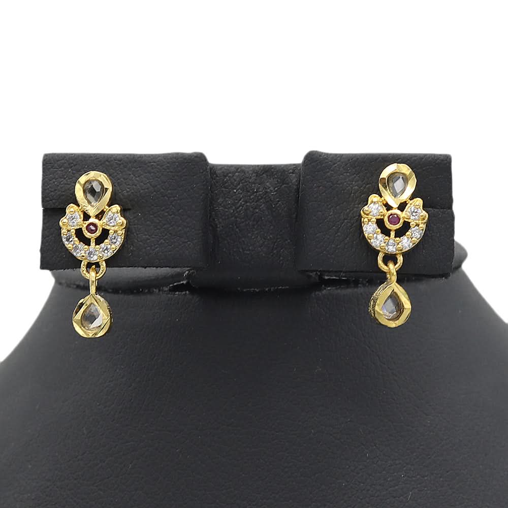 Women's American Diamond Jewelry Set - Golden, Women, Jewellery Set, Chase Value, Chase Value