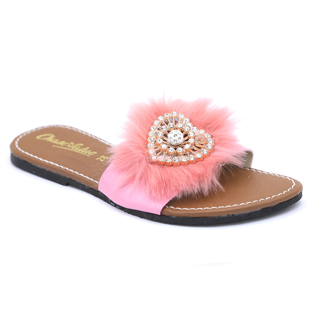 Girls Slipper - Pink, Kids, Girls Slippers, Chase Value, Chase Value