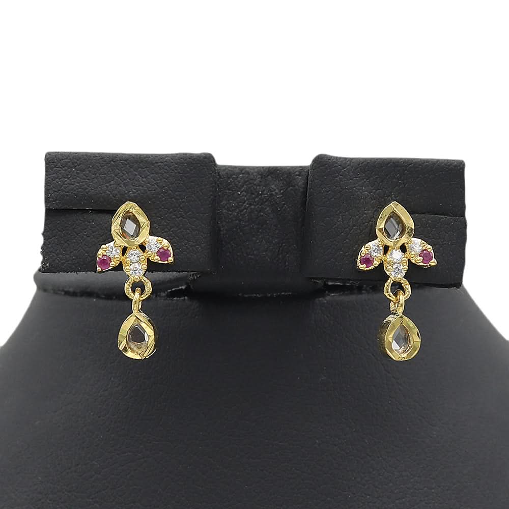Women's American Diamond Jewelry Set - Golden, Women, Jewellery Set, Chase Value, Chase Value