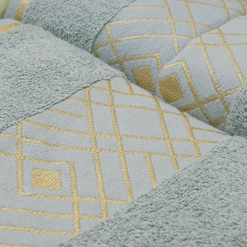 Towel Set 3 Pcs C.T - Cyan, Home & Lifestyle, Bath Towels, Chase Value, Chase Value