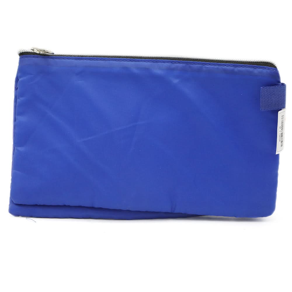 Pencil Pouch Two Zipper - Blue, Kids, Pencil Boxes And Stationery Sets, Chase Value, Chase Value