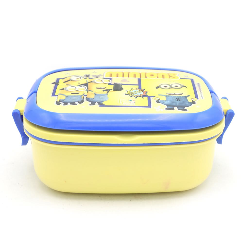 Smart Lunch Box With Spoon - Yellow, Kids, Tiffin Boxes And Bottles, Chase Value, Chase Value