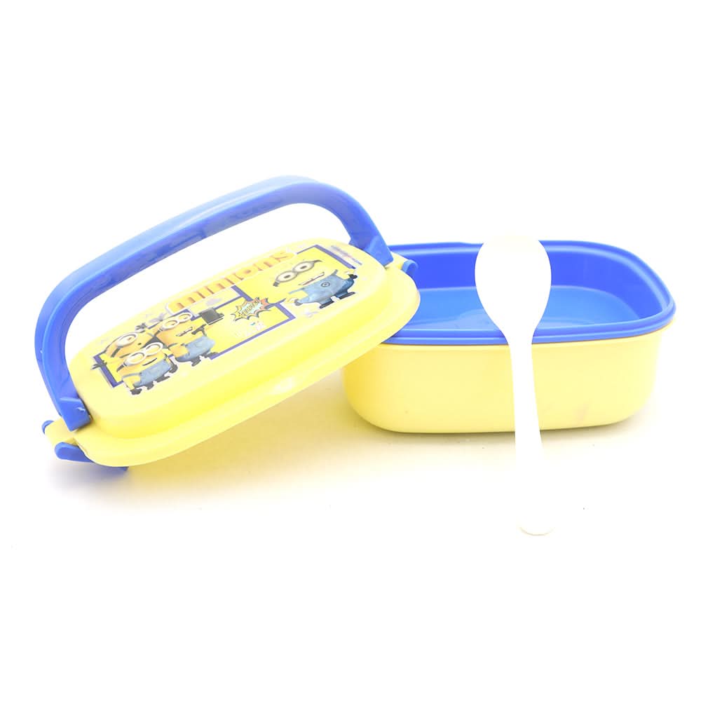 Smart Lunch Box With Spoon - Yellow, Kids, Tiffin Boxes And Bottles, Chase Value, Chase Value