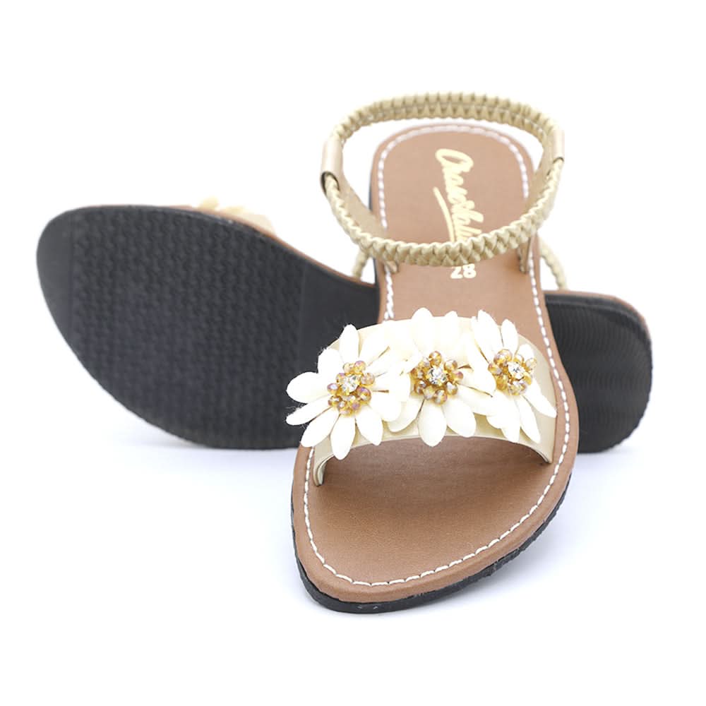 Girls Sandal - Golden, Kids, Girls Sandals, Chase Value, Chase Value