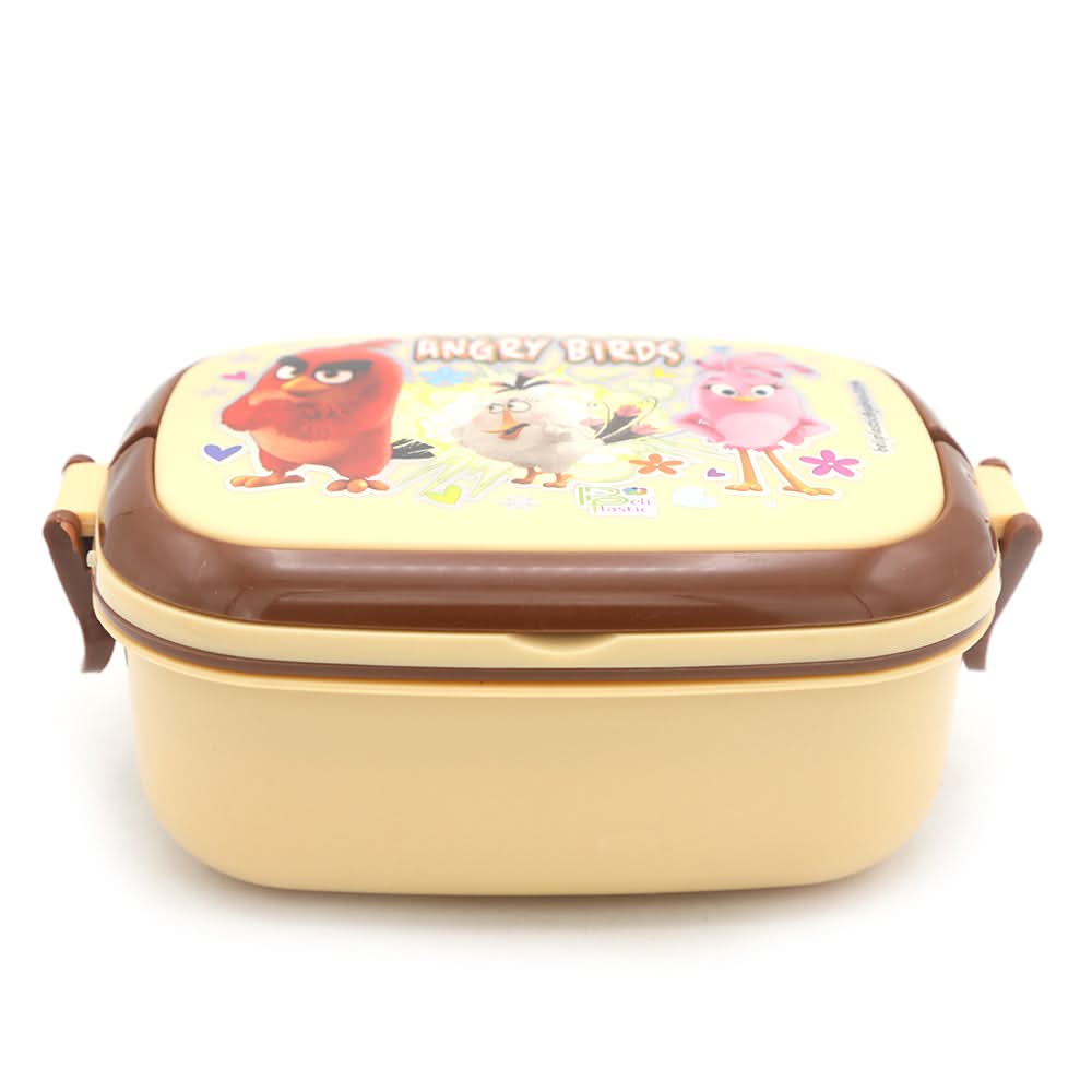 Smart Lunch Box With Spoon - Brown, Kids, Tiffin Boxes And Bottles, Chase Value, Chase Value