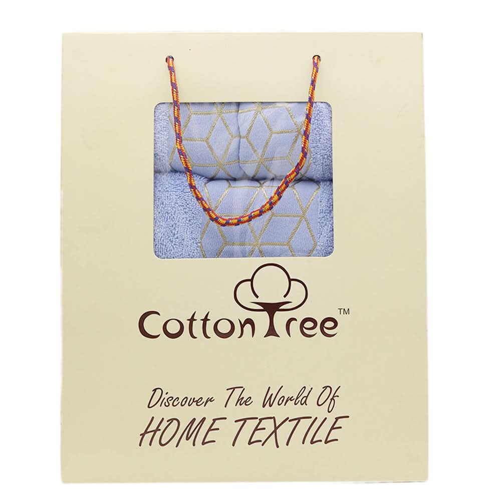Towel Set 3 Pcs C.T - Blue, Home & Lifestyle, Bath Towels, Chase Value, Chase Value