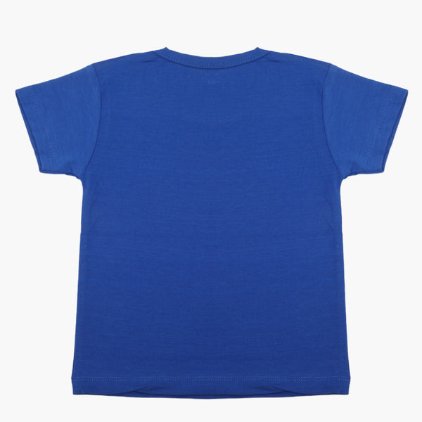 Boys Half Sleeves T-Shirt - Royal Blue, Boys T-Shirts, Chase Value, Chase Value