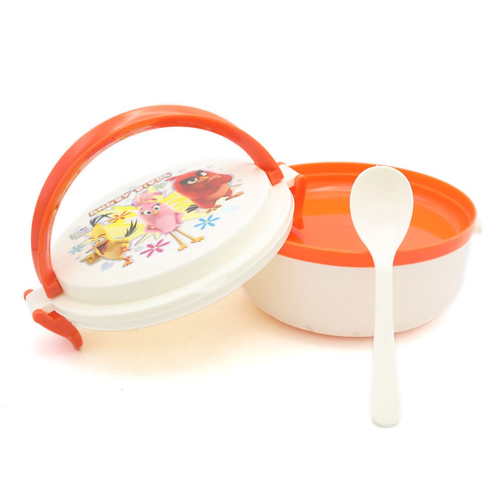 Joy Lunch Box With Spoon - Orange, Kids, Tiffin Boxes And Bottles, Chase Value, Chase Value