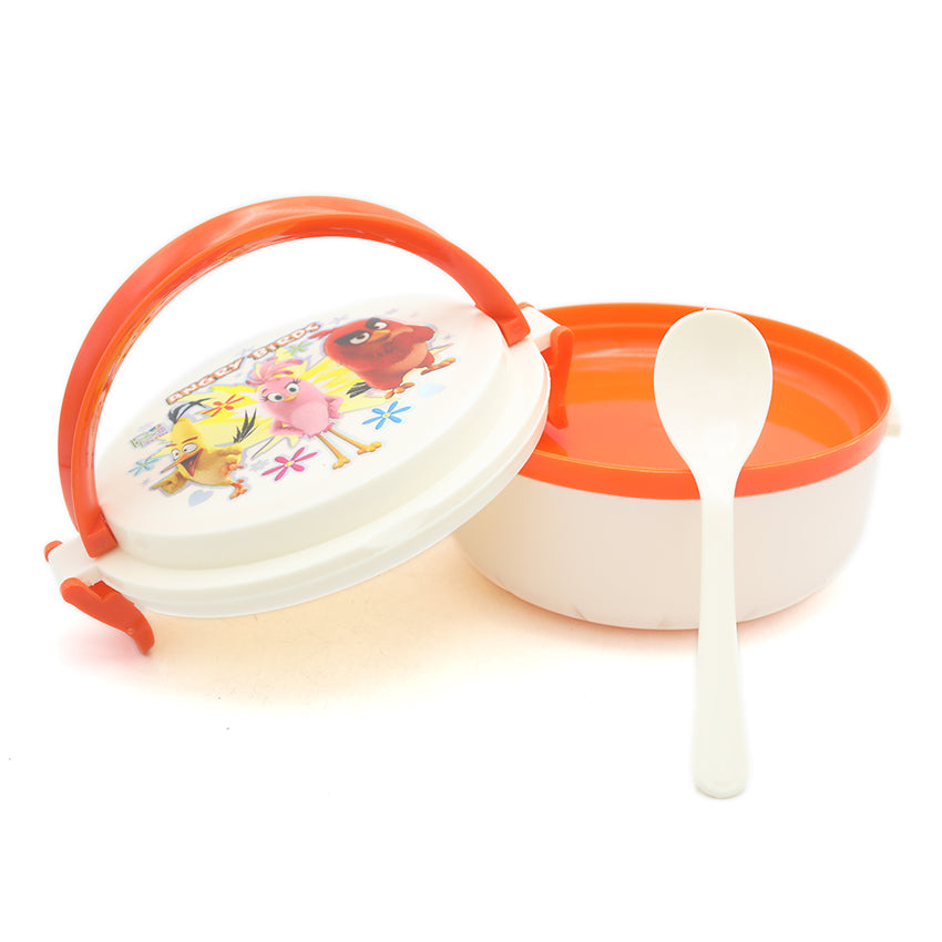 Joy Lunch Box With Spoon - Orange, Kids, Tiffin Boxes And Bottles, Chase Value, Chase Value