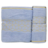 Towel Set 3 Pcs C.T - Blue, Home & Lifestyle, Bath Towels, Chase Value, Chase Value