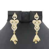 Women's American Diamond Necklace Set - Golden, Women, Jewellery Set, Chase Value, Chase Value
