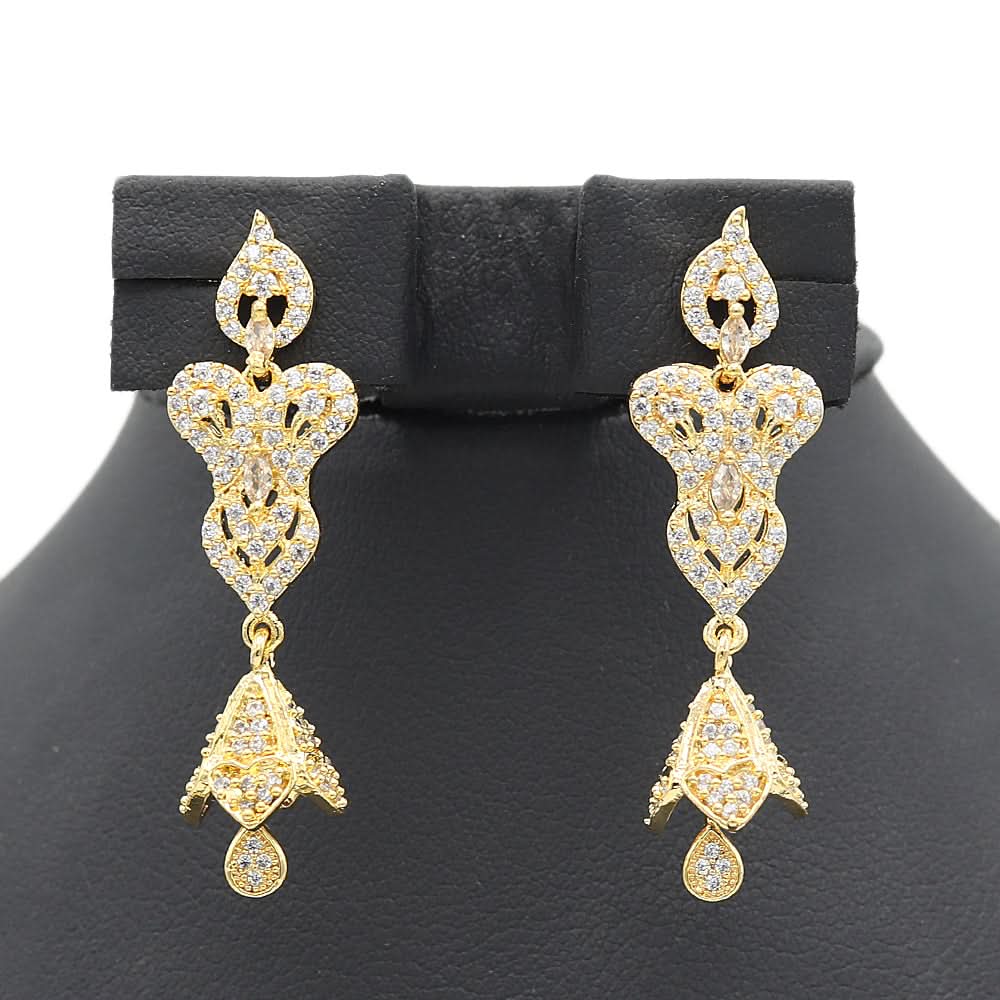 Women's American Diamond Necklace Set - Copper, Women, Jewellery Set, Chase Value, Chase Value