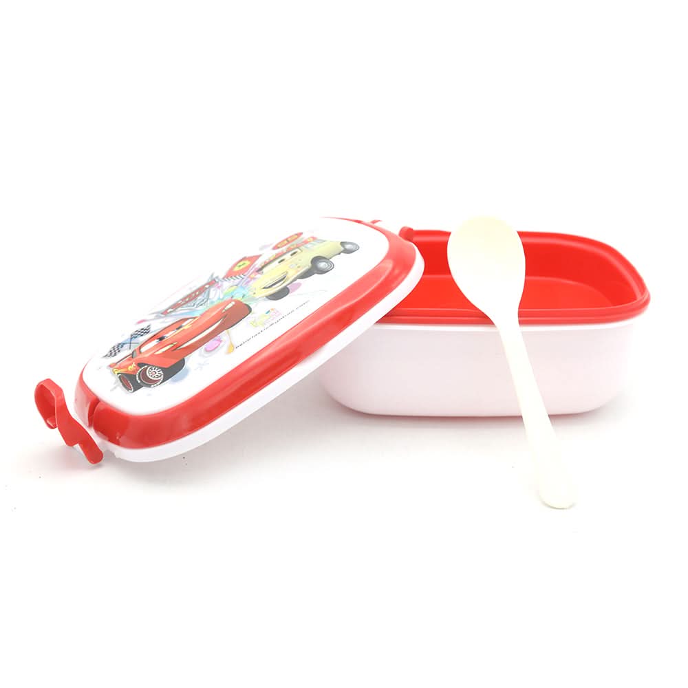 Smart Lunch Box With Spoon - White, Kids, Tiffin Boxes And Bottles, Chase Value, Chase Value
