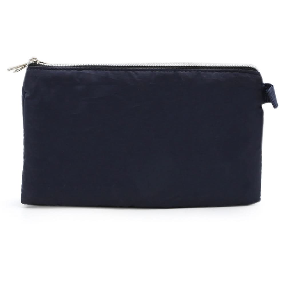 Pencil Pouch Three Zipper - Navy Blue, Pencil Boxes & Stationery Sets, Chase Value, Chase Value