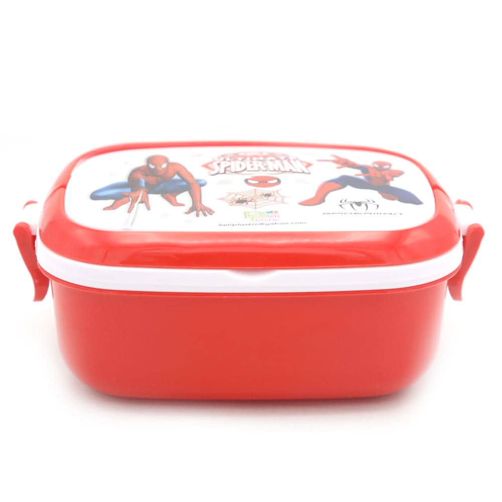 Smart Lunch Box With Spoon - Red, Kids, Tiffin Boxes And Bottles, Chase Value, Chase Value