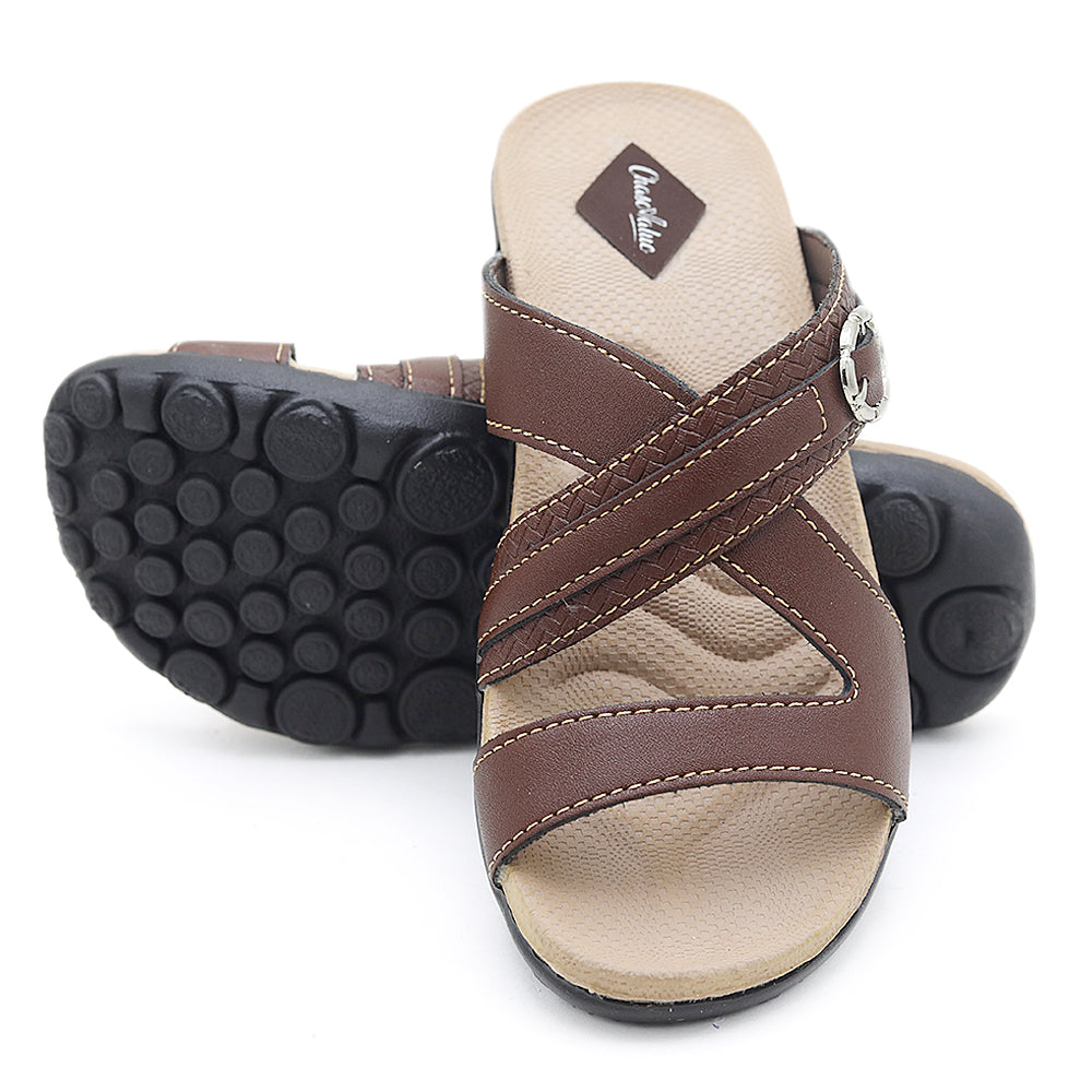 Boys Slipper - Brown, Kids, Boys Slippers, Chase Value, Chase Value