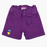 Girls Cotton Short - Purple, Boys Shorts, Chase Value, Chase Value