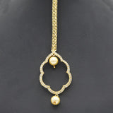 Women's American Diamond Head Tikka - Golden, Women, Hair And Head Jewellery, Chase Value, Chase Value
