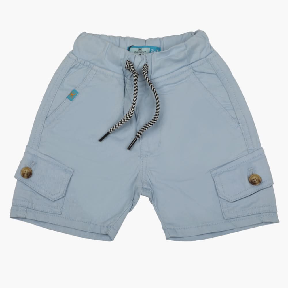 Boys Cotton Shorts - Light Blue, Boys Shorts, Chase Value, Chase Value