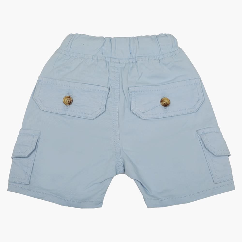 Boys Cotton Shorts - Light Blue, Boys Shorts, Chase Value, Chase Value