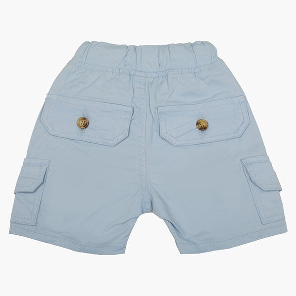 Boys Cotton Shorts - Light Blue, Boys Shorts, Chase Value, Chase Value