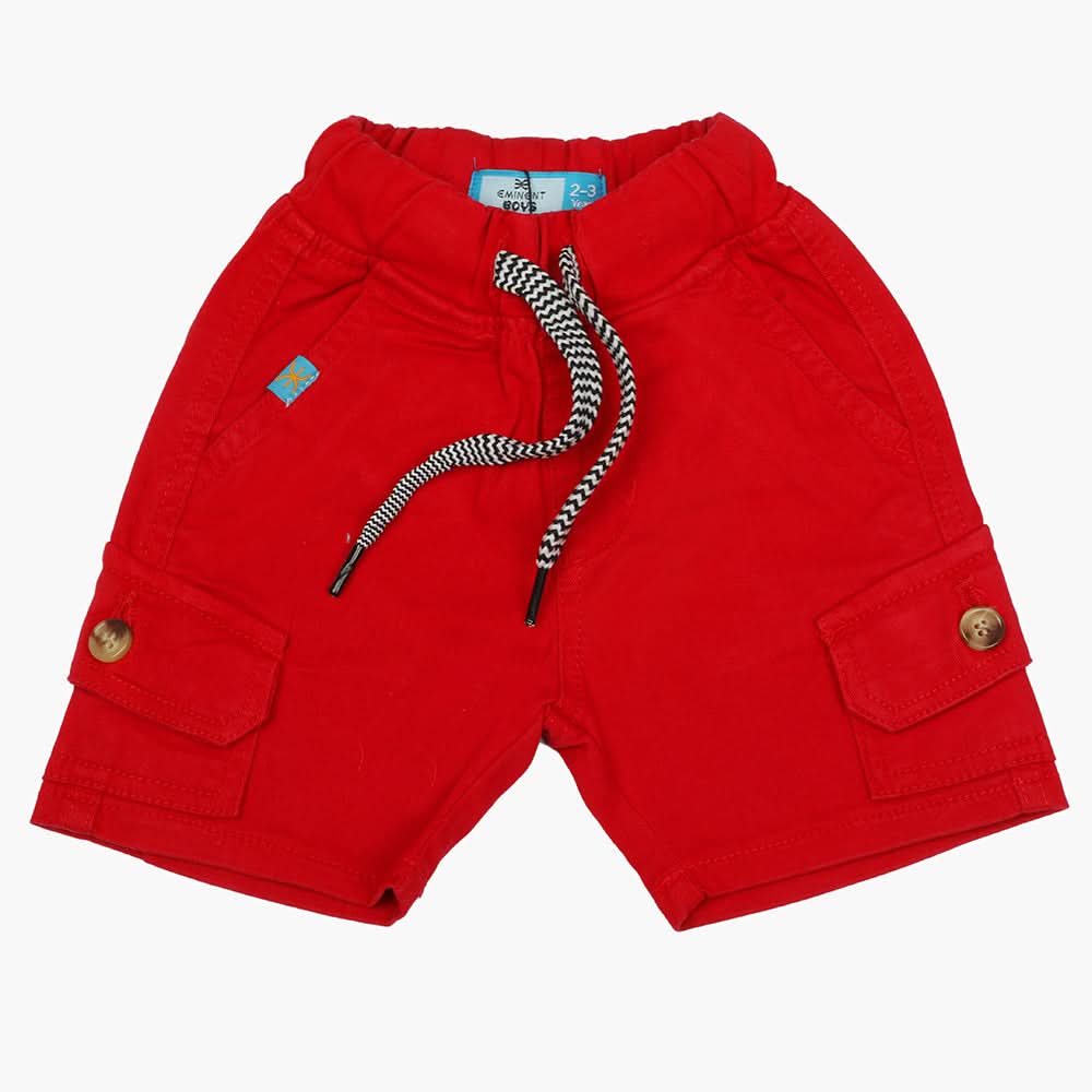 Boys Cotton Shorts - Red, Boys Shorts, Chase Value, Chase Value