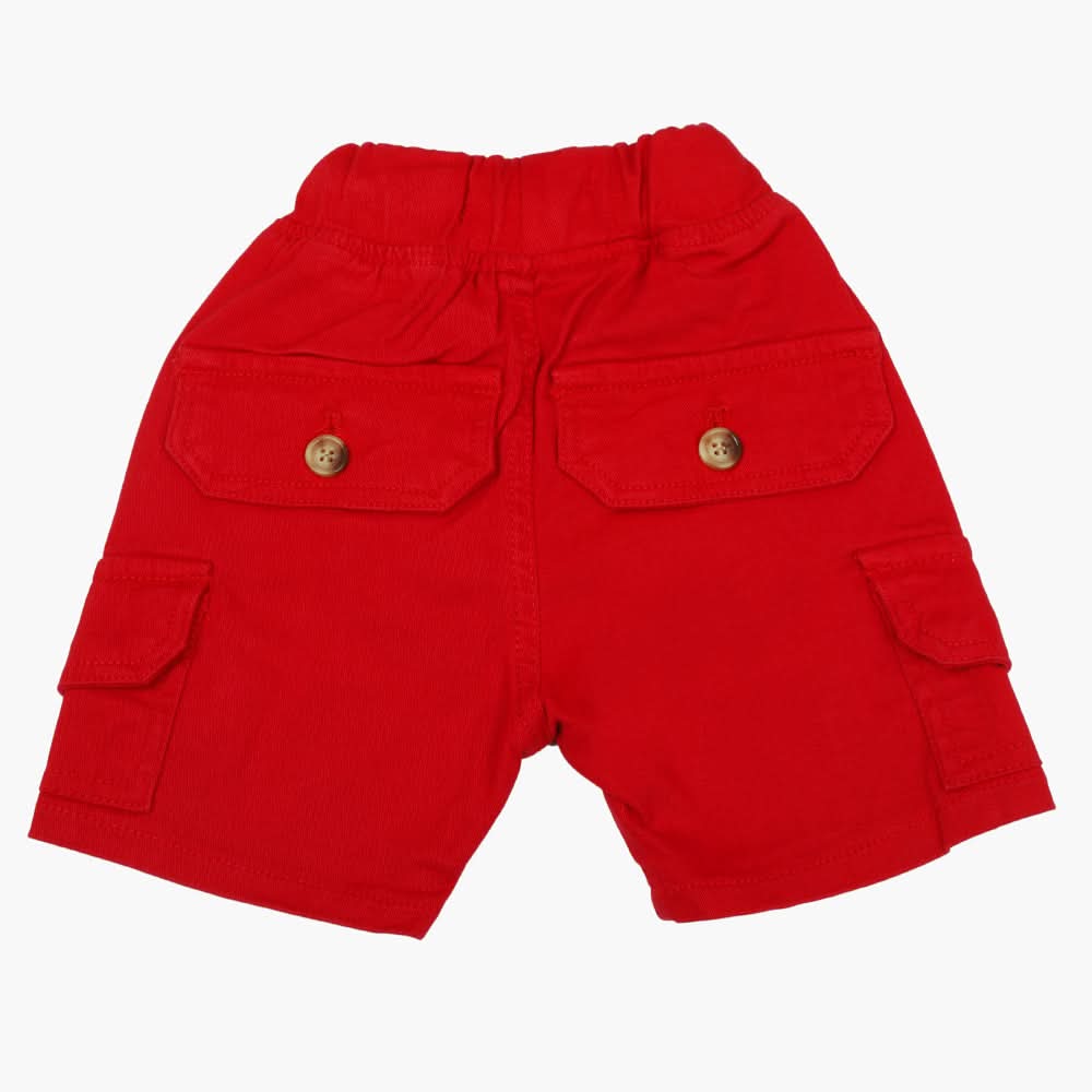 Boys Cotton Shorts - Red, Boys Shorts, Chase Value, Chase Value