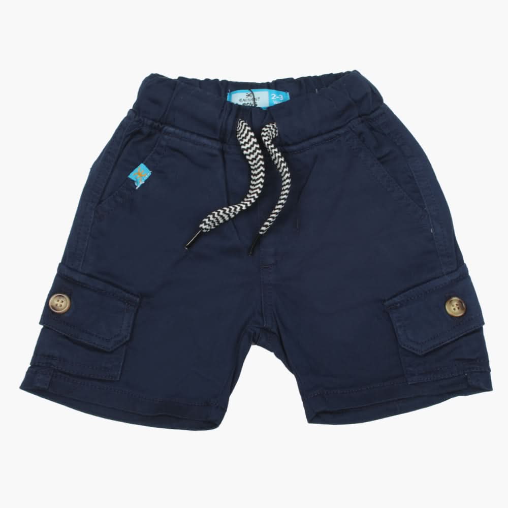 Boys Cotton Shorts - Navy Blue, Boys Shorts, Chase Value, Chase Value