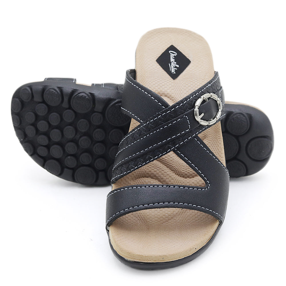 Boys Slipper - Black, Kids, Boys Slippers, Chase Value, Chase Value