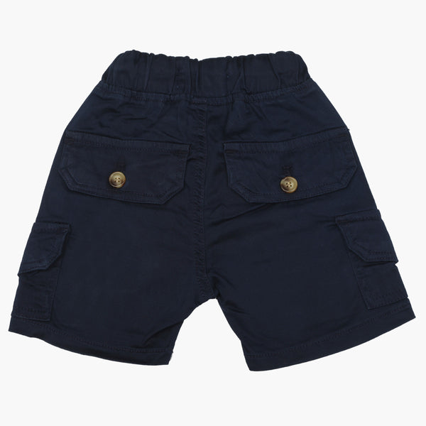 Boys Cotton Shorts - Navy Blue, Boys Shorts, Chase Value, Chase Value