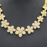 Women's American Diamond Bridal Set - Golden, Women, Jewellery Set, Chase Value, Chase Value