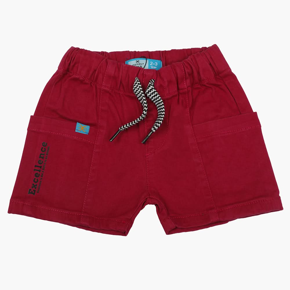Boys Cotton Shorts - Maroon, Boys Shorts, Chase Value, Chase Value