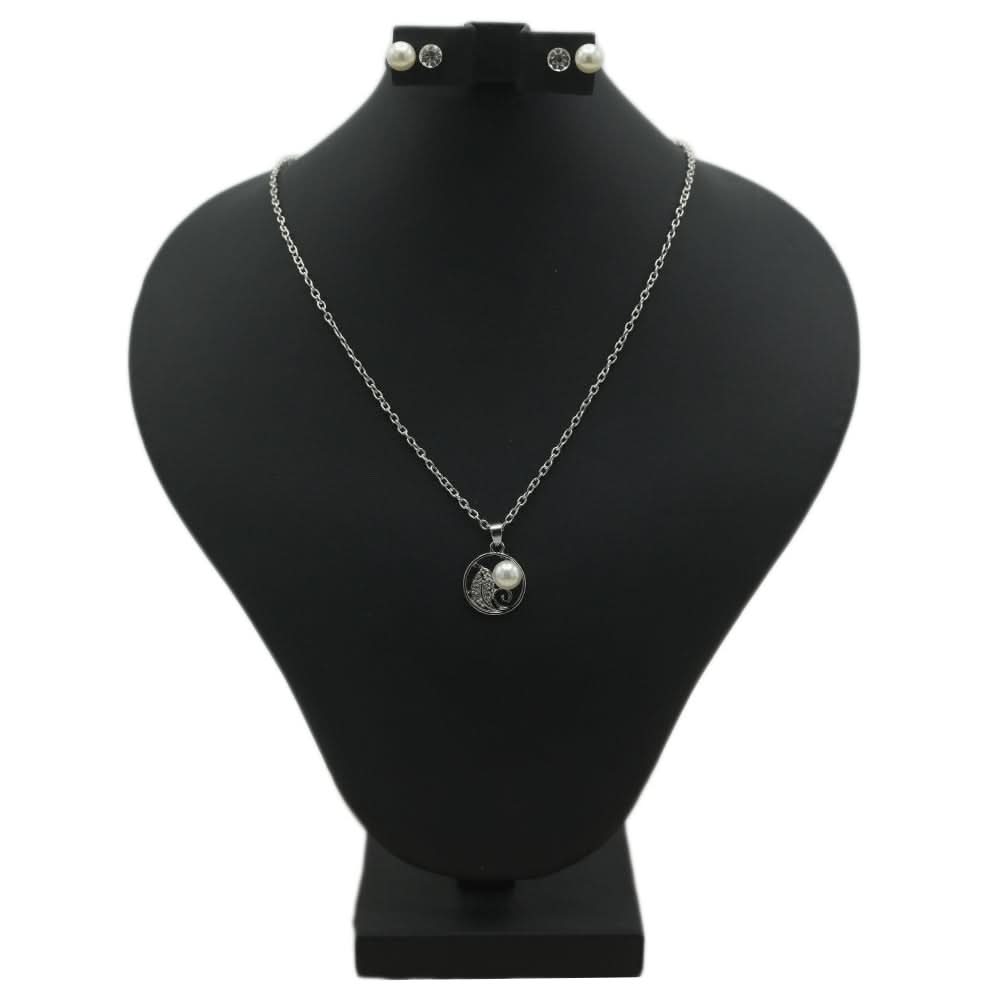 Women's Locket Set With Two Rings - Silver, Women, Chains & Lockets, Chase Value, Chase Value