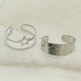 Women's Locket Set With Two Rings - Silver, Women, Chains & Lockets, Chase Value, Chase Value