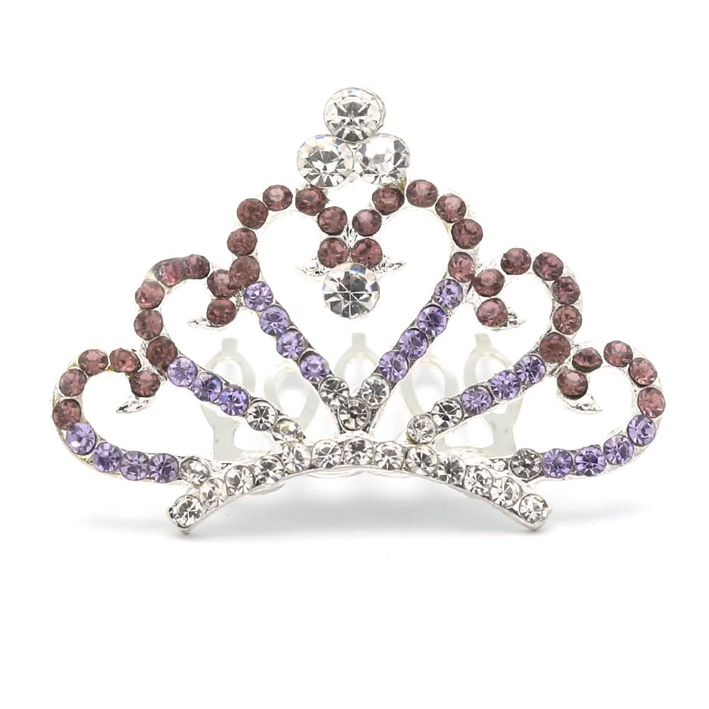 Crown Comb - Purple, Women, Hair And Head Jewellery, Chase Value, Chase Value