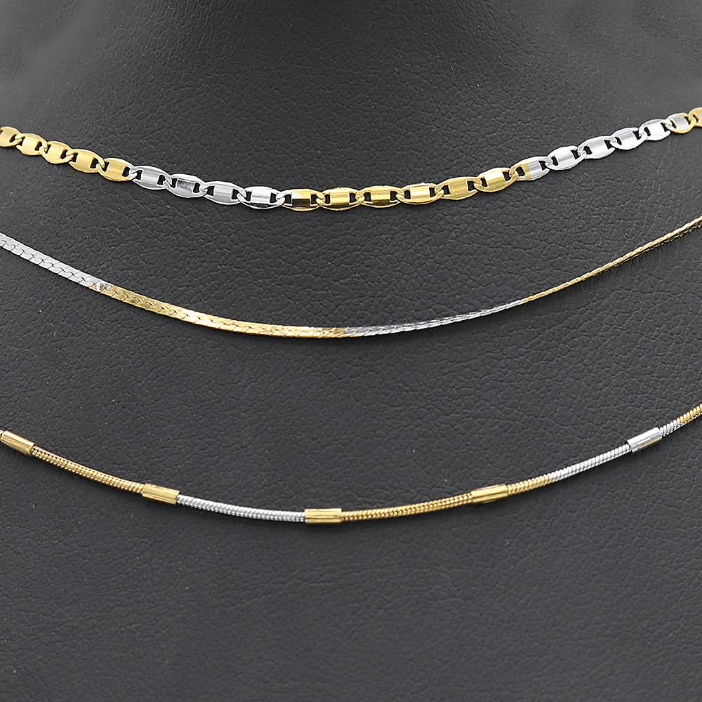 Women's Chain Pack Of 3 - Multi, Women, Chains & Lockets, Chase Value, Chase Value