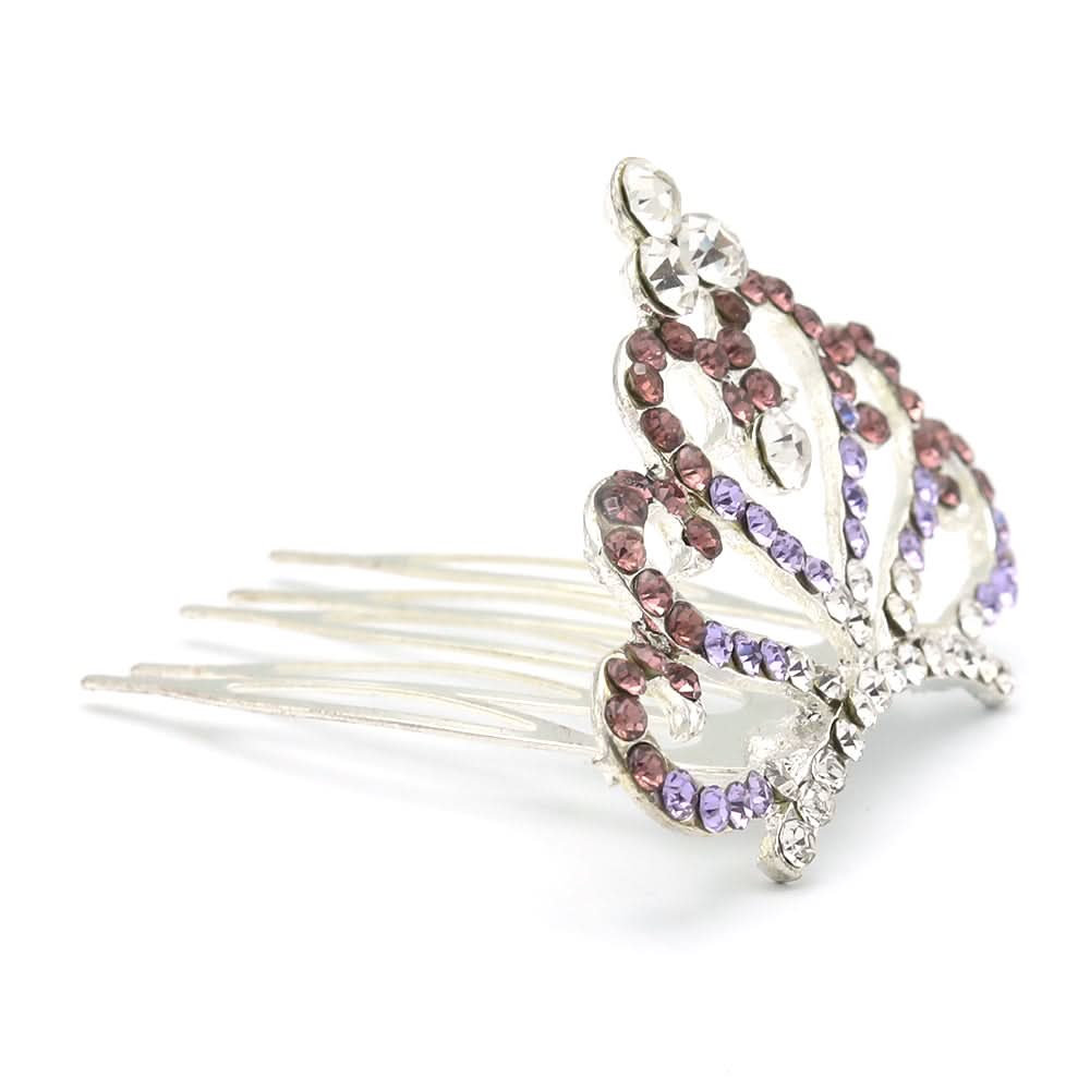 Crown Comb - Purple, Women, Hair And Head Jewellery, Chase Value, Chase Value