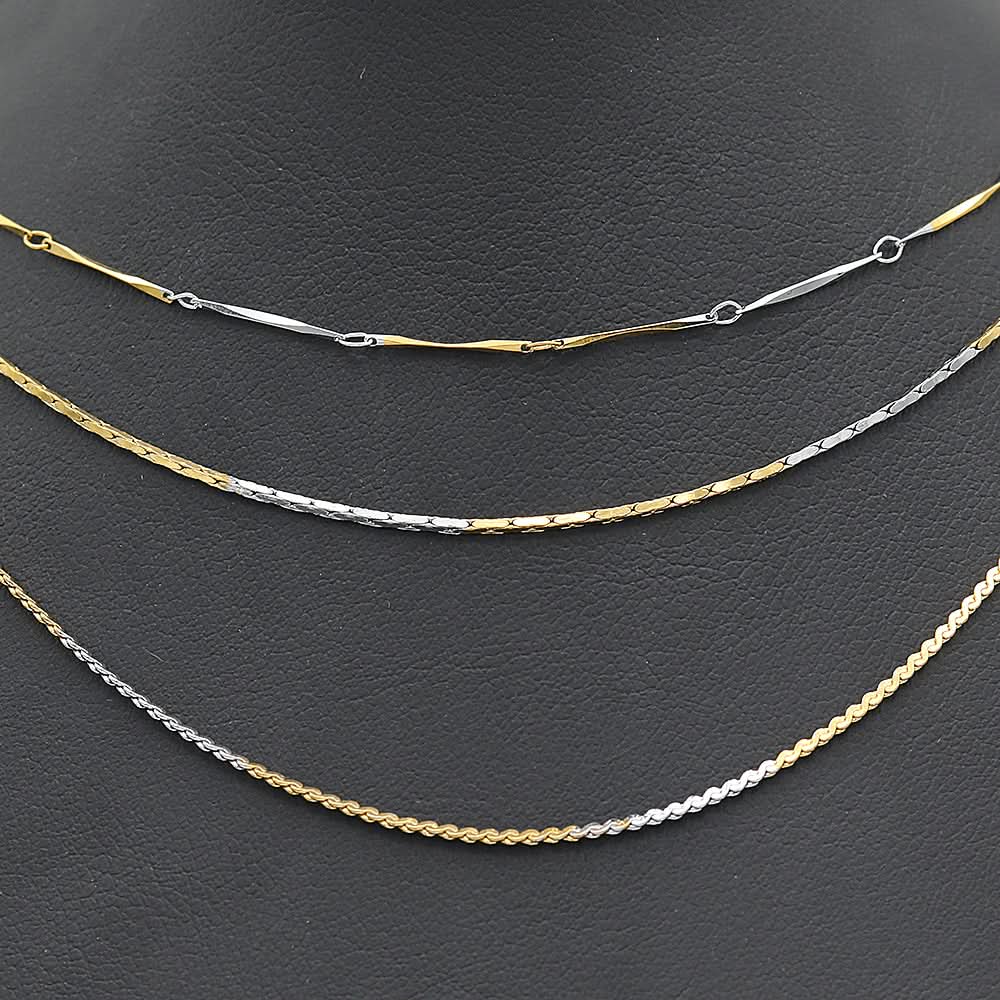 Women's Chain Pack Of 3 - Multi, Women, Chains & Lockets, Chase Value, Chase Value