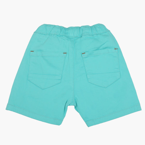 Boys Cotton Shorts - Sea Green, Boys Shorts, Chase Value, Chase Value