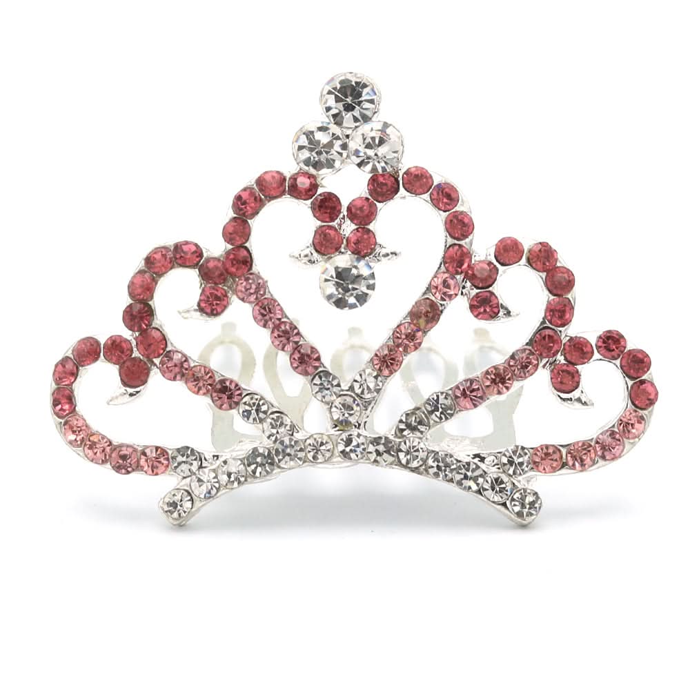 Crown Comb - Pink, Women, Hair And Head Jewellery, Chase Value, Chase Value