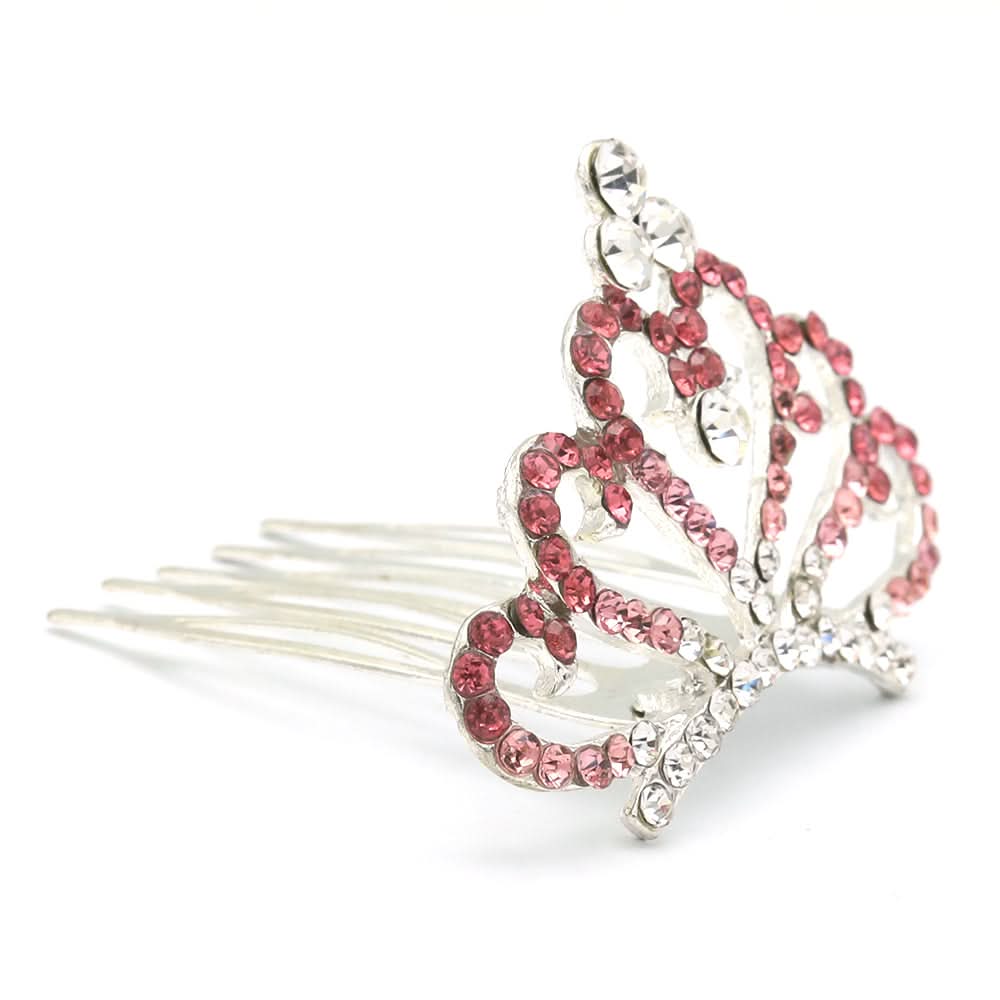 Crown Comb - Pink, Women, Hair And Head Jewellery, Chase Value, Chase Value