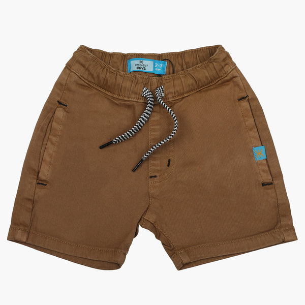 Boys Cotton Shorts - Brown, Boys Shorts, Chase Value, Chase Value