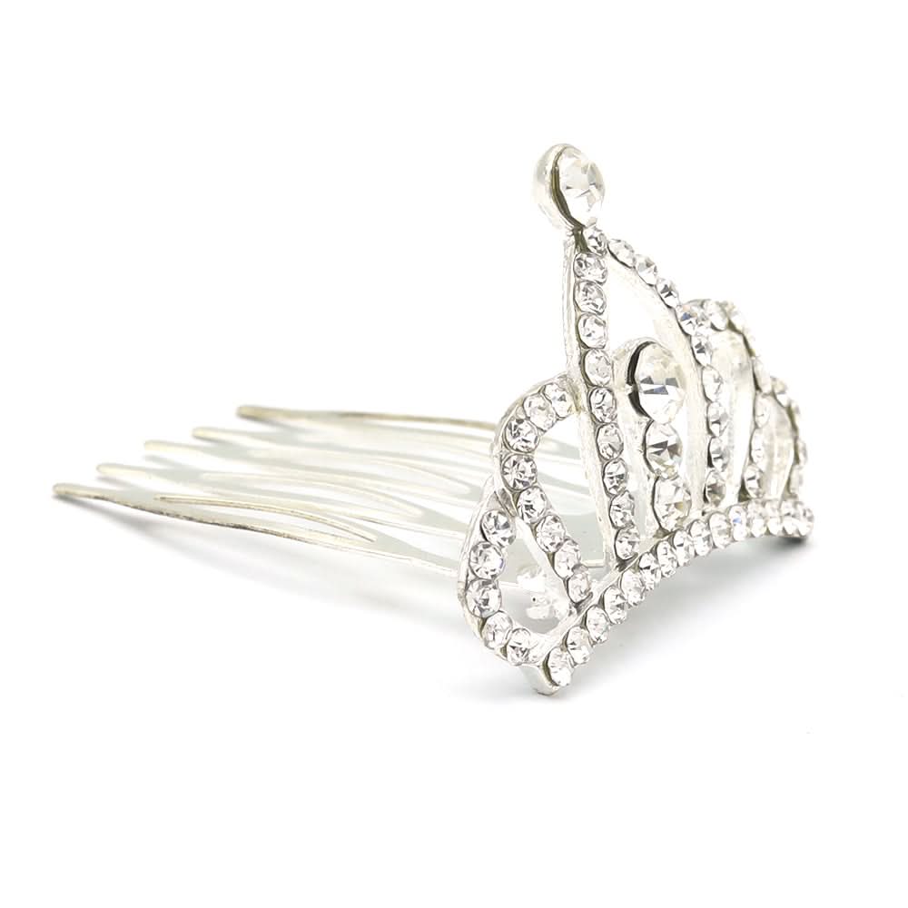 Crown Comb - Silver, Women, Hair And Head Jewellery, Chase Value, Chase Value