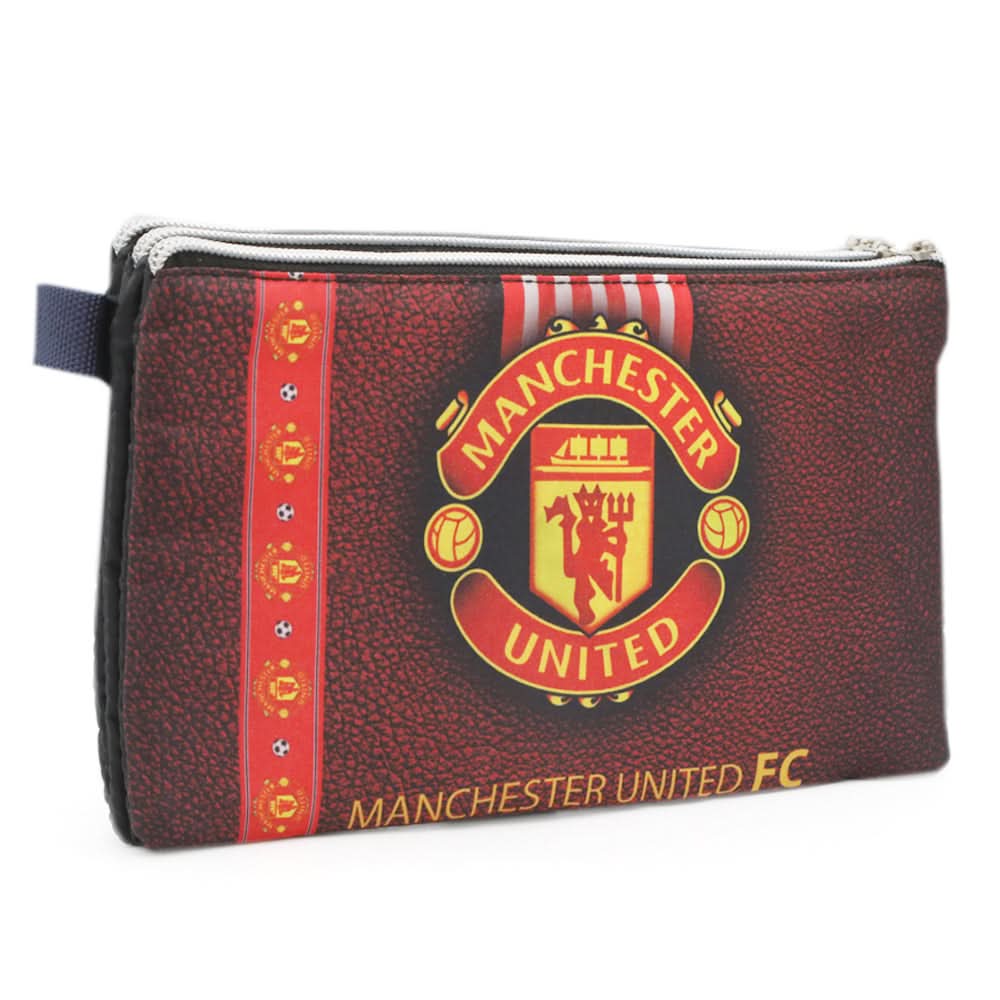 Pencil Pouch Three Zipper - Black, Pencil Boxes & Stationery Sets, Chase Value, Chase Value