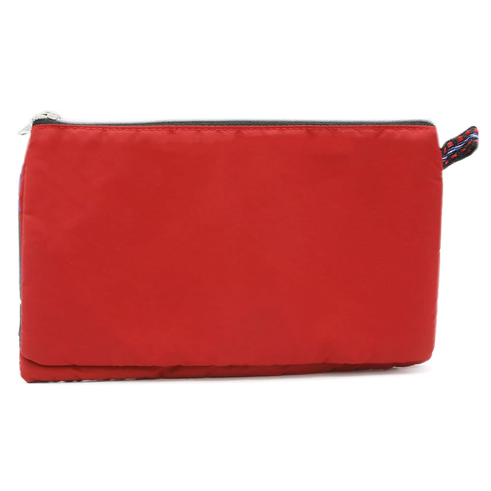 Pencil Pouch Two Zipper - Maroon, Pencil Boxes & Stationery Sets, Chase Value, Chase Value